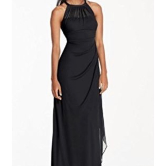 David's Bridal Dresses & Skirts - David’s bridal sheer black gown. Sz 16 (F15562)